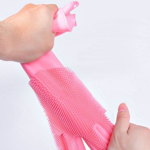 Magic Silicone Dish Washing Gloves Kitchen Silicone Gloves