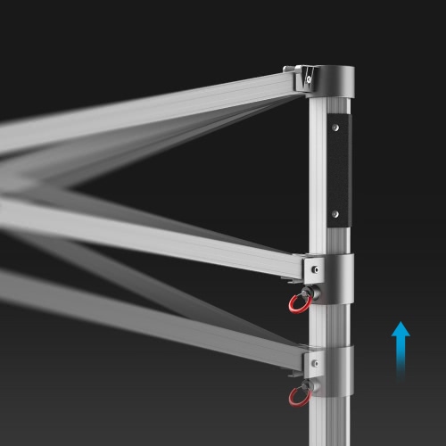 Lot de 2 barnums pliants PRO 3x3 Alu 50 PVC 520g/m²