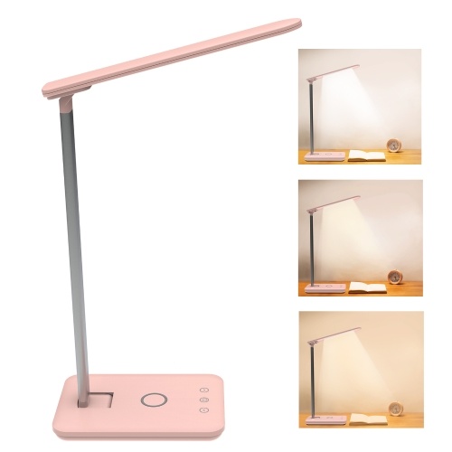 

USB LEDs Desk Lamp with Wirelessly Charge Touching Control