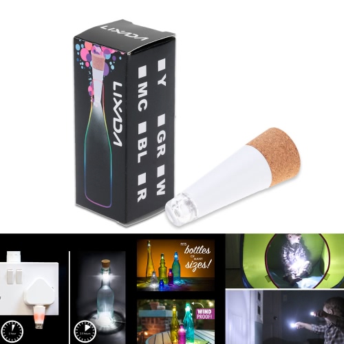 

Пробка Shaped перезаряжаемые USB LED Night Light Супер яркие пустой бутылки вина Лампа для партии Патио Рождество