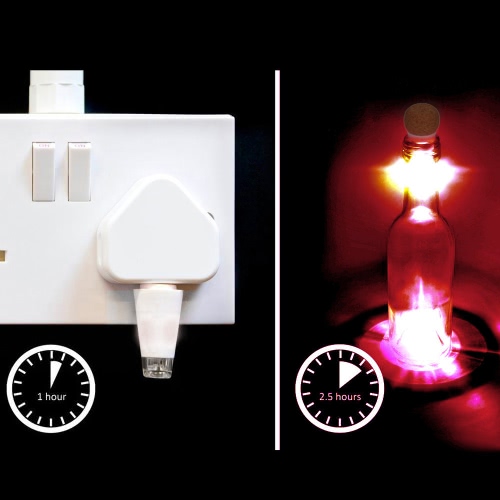 

Hexagon Cork Shaped Rechargeable USB LED Night Light