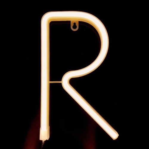 

26 Letter LED Lamp Battery Operated Powered A-Z Shape Warm White