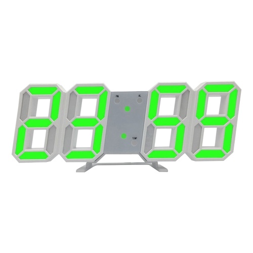 

3D Led Wall Clock Multi-Functional Digital Table lock Temperature Display Large Screen Alarm Clock for Home Living Room Office Warehouse