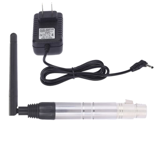

2.4G ISM DMX512 Беспроводной женский XLR-приемник Контроллер освещения с антенной