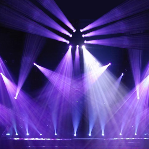 

Lixada 90W 9LED RGBW DMX512 Triangle Spider Beam Stage Light