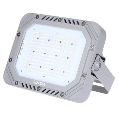 Lixada certificação UL 100-277V 150W 17250LM alta brilhante IP66 Resistente à água White LED Flood Luz Spotlight Lâmpada de segurança para o Jardim parede exterior Iluminação