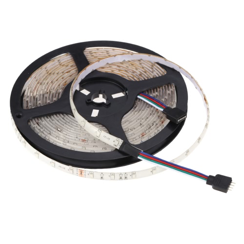 Lixada 5M / 16.4FT 300LEDs SMD3528 RGB Tira de luz flexible