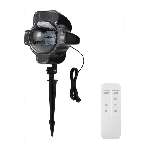 Tomshine LED Snowflake Projector Light