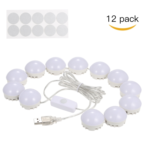 

10Pcs 12Pcs 20W USB LED Vanity Mirror Light Bulbs Kit
