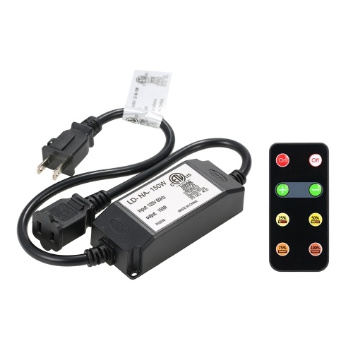 

Tomshine 150W String Lights Dimmer с пультом дистанционного управления RF Wirelss