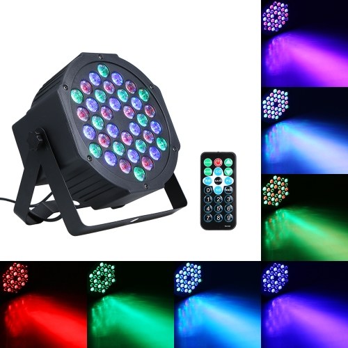 

AC90-240V 24W 36 LEDs RGB Mini Stage Par Light