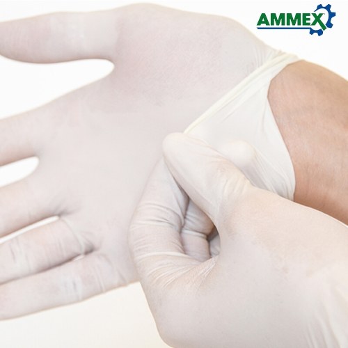 

100pcs/pack AMMEX Disposable Latex Gloves