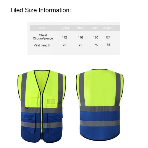

High Visibility Safety Vest with Pockets