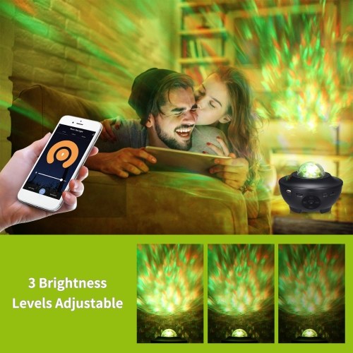 

Tomshine Starry Projector Light Wi-Fi Connection Smartphone APP Control Adjustable 21 Lighting Modes Remote Control Star Projector Built-in BT Music Player Gifts for Bedroom Birthday Wedding Decor Party