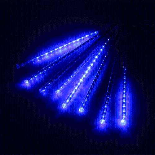 

30cm 8 Tubes Falling Snow Strip Fairy Meteor Shower Rain LED Light String
