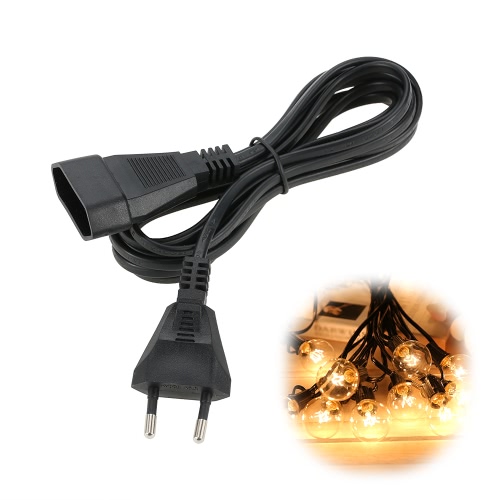 Tomshine 3M / 9.8Ft Resistencia al agua IP20 Cable de extensión para G40 String Light