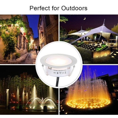 8Pcs High Bright Recessed Waterproof Led Deck Light huismerk kopen in de aanbieding