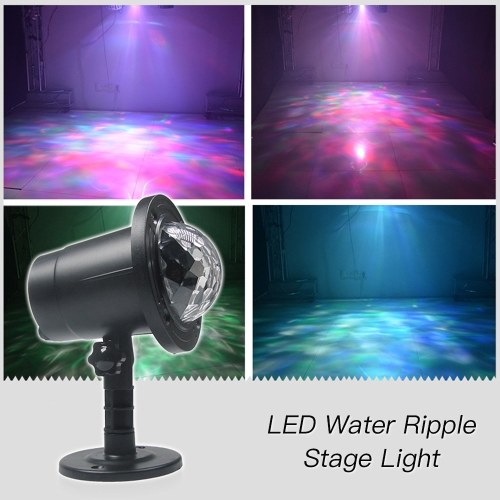 

AC100-240V 5W 1 * RGBW LED Water Ripple Effect Stage Light Lawn Lamp Lighting Fixture