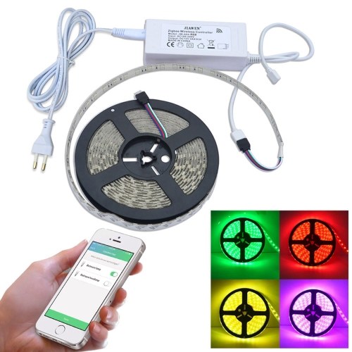 20W 5M/16.4Ft 300LED RGB Intelligent Strip Light (Zigbee Version)