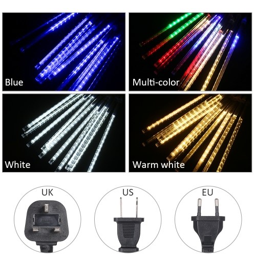 

10 Tubes 300 LEDs 300MM Meteor Shower Lights Falling Rain Drop Lights