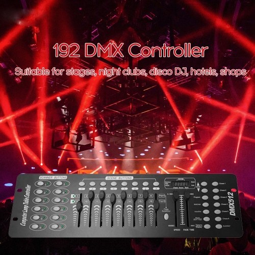 DMX 512 Console Stage DJ Light Stage Controller Lighting Party Pub Night Club DJ KTV