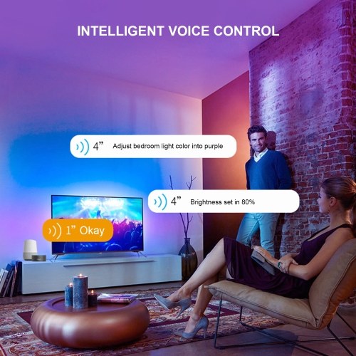 RGBCW Ceiling Lamp Full Color Dimming APP BT Remote Control Intelligent Voice Control Bedroom Round Ceiling Lamp 