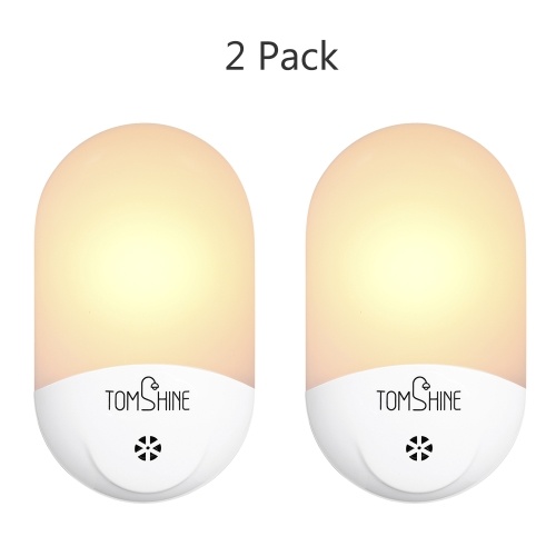 

Tomshine 2 Pack Sensitive Light Sensor LED Night Lamp
