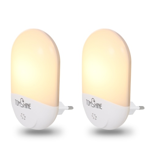 Tomshine 2 Pack Sensitive Light Sensor LED Lámpara de noche