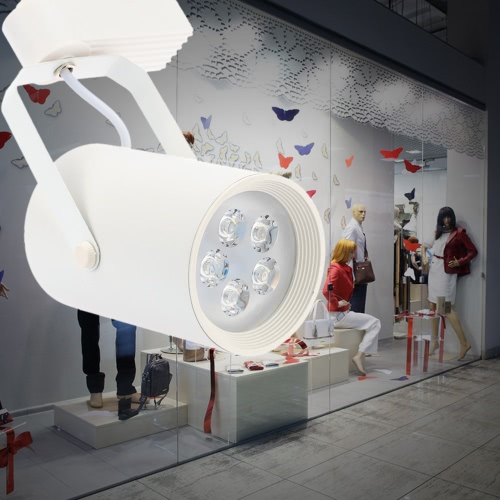 9W LED COB Track Rail Light Spotlight Adjustable for Mall Exhibition Office Use AC85- 265V