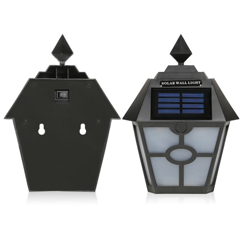 Retro IP65 Water Resistant Outdoor Solar Powered Night Light