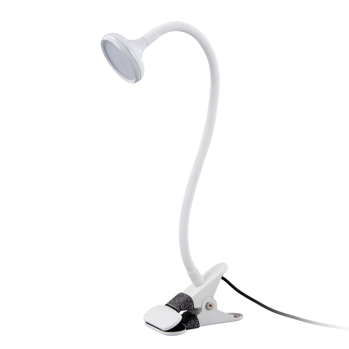 

3W LED Eye Protection Clamp Clip Light Table Desk Lamp Ultra Bright Bendable USB Powered Flexible for Reading Working Studying