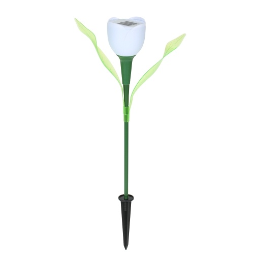DC2V 0.1W Solar Powered Energy Sweet Tulip Lawn Lamp