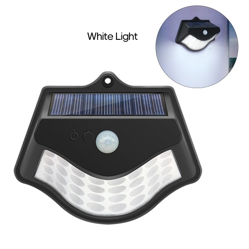 32LED Solar Light Motion Sensor Solar Power Lamp Wall Light Water-resistant Outdoor Lighting for Patio Path Garden Courtyard