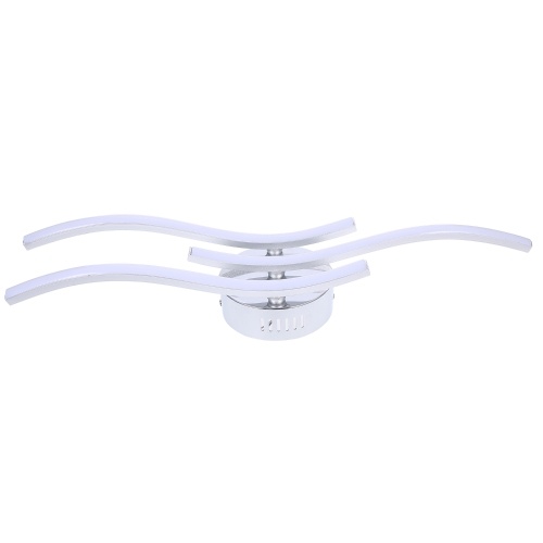 

3 Branches LED Waved Light 18W Aluminum Ceiling Light for Bedroom Living Room Decoration Lamp