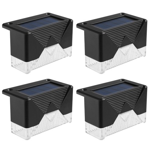 Lâmpada solar de parede ao ar livre IP65 impermeável LED com luz iluminada quintal escada de jardim lâmpada de iluminação