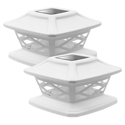 

2PCS 0.2W Solar Post Cap Fence Light Outdoor Lamp Lighting