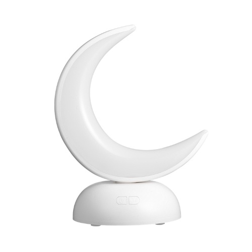 Elegante Mond Aromatherapie Lampe USB Wiederaufladbare Stummduftmaschine Warmes / Kaltes Licht Einstellbar Stufenloses Dimmen Leds Nachtlicht