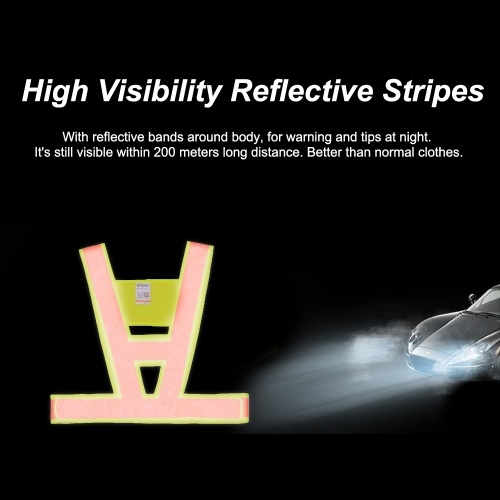 

SFVest High Visibility Reflective Vest Reflective Safety Strap Vests