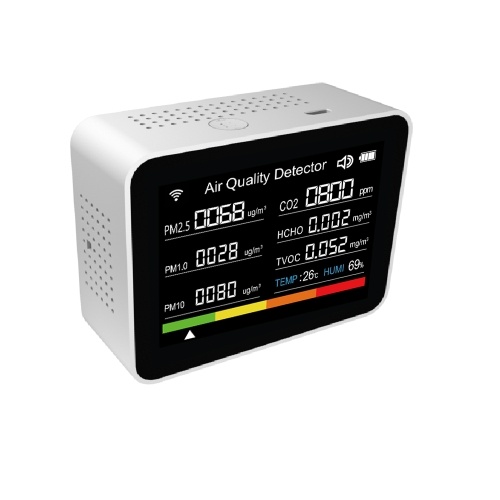 13 in 1 Tuya WIFI Intelligent Air Quality Monitor Indoor CO2 Detector 
