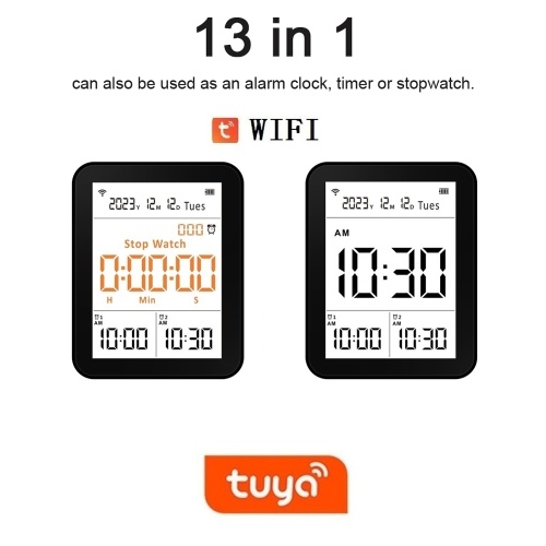 13 in 1 Tuya WIFI Intelligent Air Quality Monitor Indoor CO2 Detector 