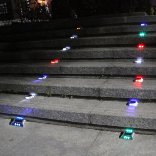 

2W 6 LED Solar Powered Driveway Lamp Light