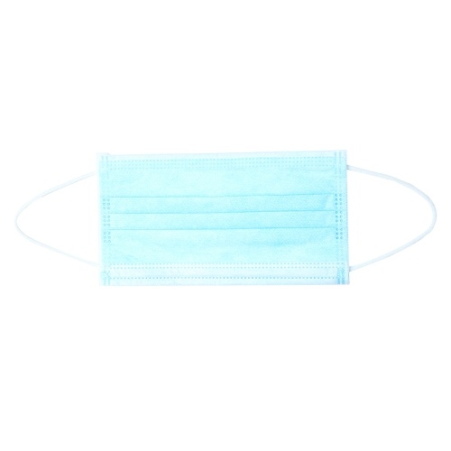 

50pcs Disposable Mask 3 Layers Breathable Non-woven Earloop Face Mouth Cover Dust Pollen Allergies Filter Protective Sanitary Mask for Flu Season Dailywear Blue