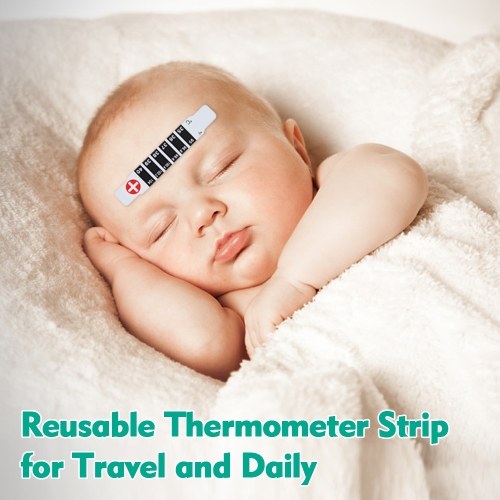 

20 Pcs Forehead Thermometer Strips,Reusable Thermometer Strip for Travel and Daily 95℉to 104℉