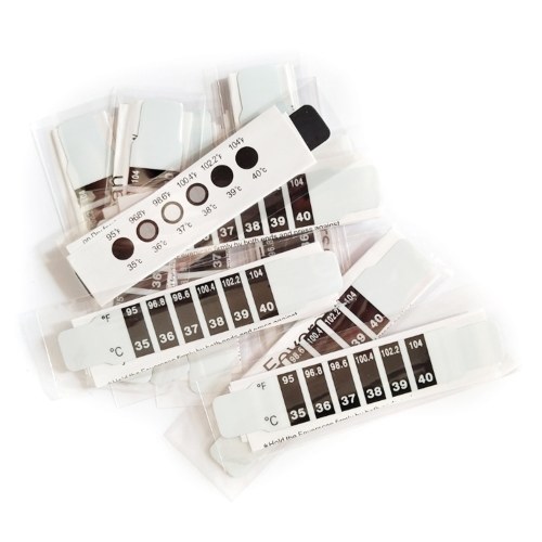 

20 Pcs Forehead Thermometer Strips,Reusable Thermometer Strip for Travel and Daily 95℉to 104℉