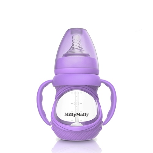 

Бутылка для бутылочек для младенцев Anti Colic Wide Neck со съемной ручкой для кормления