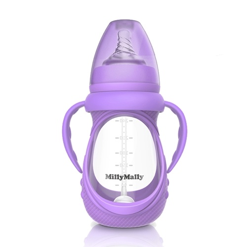 

Бутылка для бутылочек для младенцев Anti Colic Wide Neck со съемной ручкой для кормления