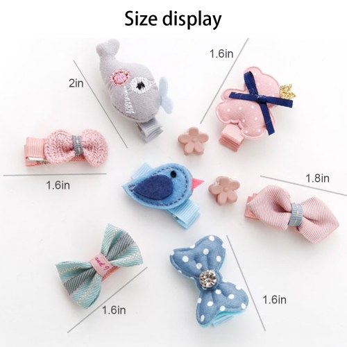 

Baby Girls Hair Accessory Set Hair Clips Barrettes Flower Headband