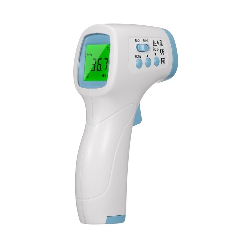 Digital Forehead Thermometer Non-contact Infrared Temperature Measurement with Color Backlight for Kids Children and Adults