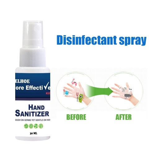 

Portable Refreshing Hand Spray Sanitizer Hand Sanitizer Spray for Adults & Children（50ml）