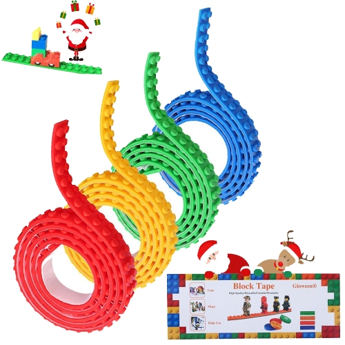 

Многоразовые силиконовые строительные блоки Лента для подарка для детей Lego Lover Portable Безвредность для детей